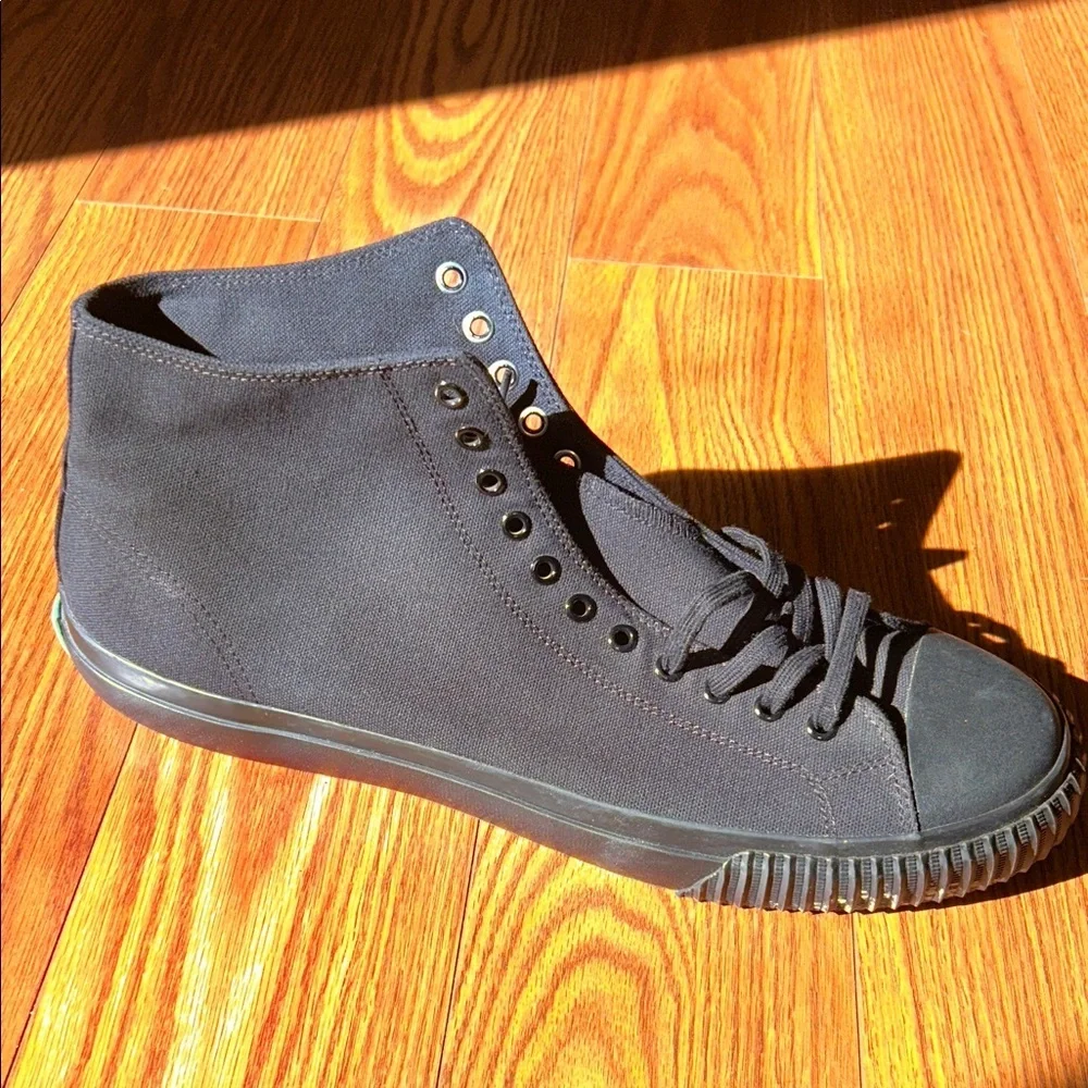 P.F. Flyers 1993 Center High-Top black canvas sneaker RIGH SHOE ONLY W 18.5 M 17 - Picture 1 of 5